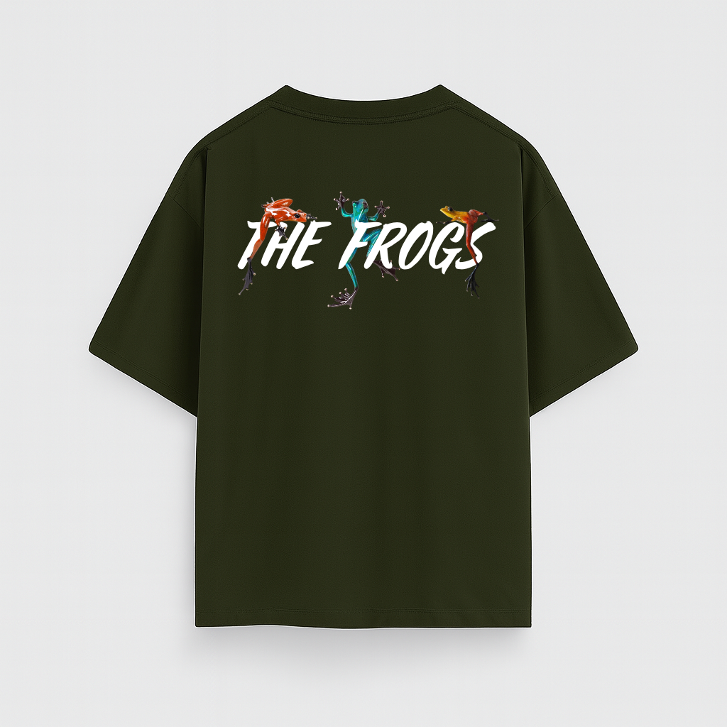 THE FROGS - oversized tee (green)