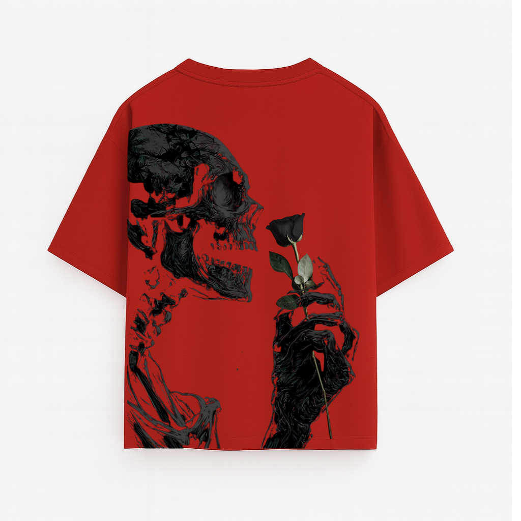 WANT TO SNIFF - oversized tee (red)