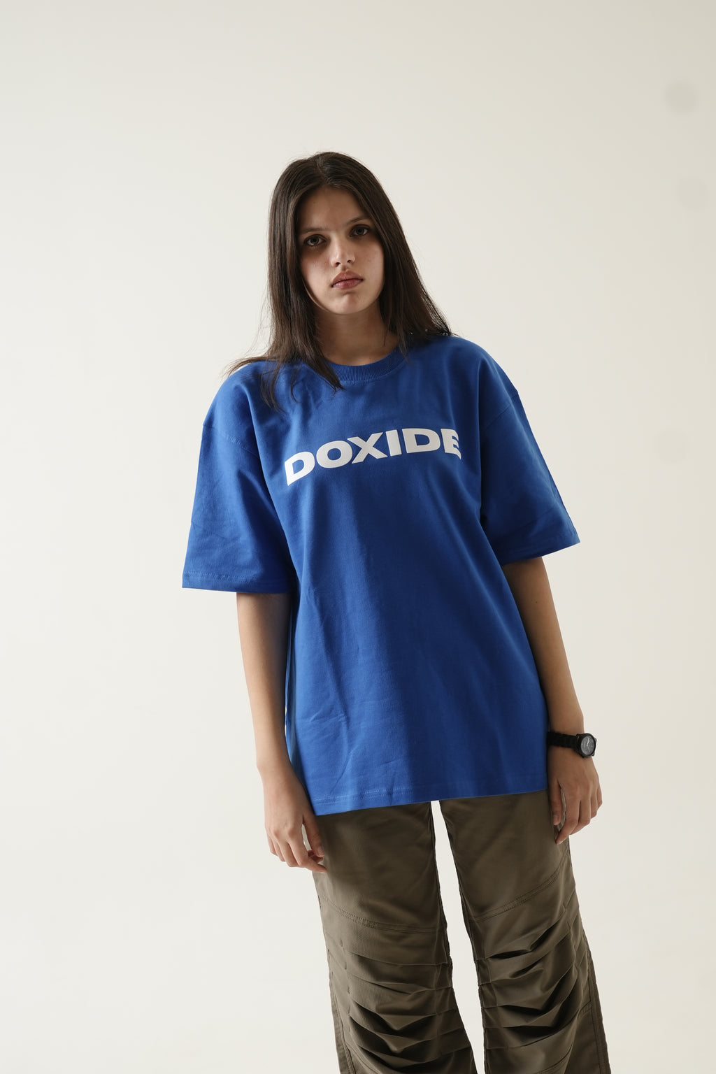 DOXIDE “OCEAN” OVERSIZED TEE – BLUE