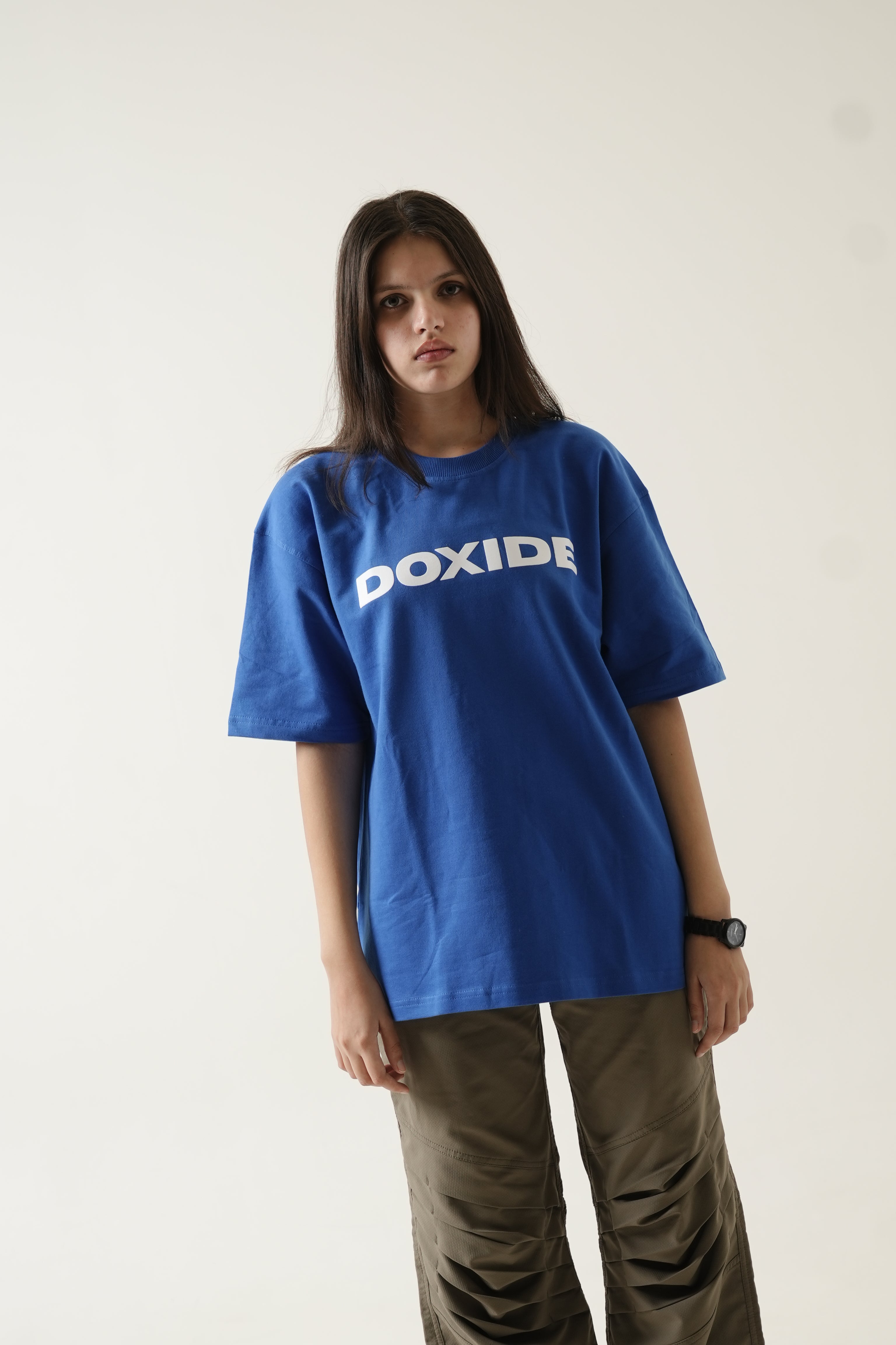 DOXIDE “OCEAN” OVERSIZED TEE – BLUE