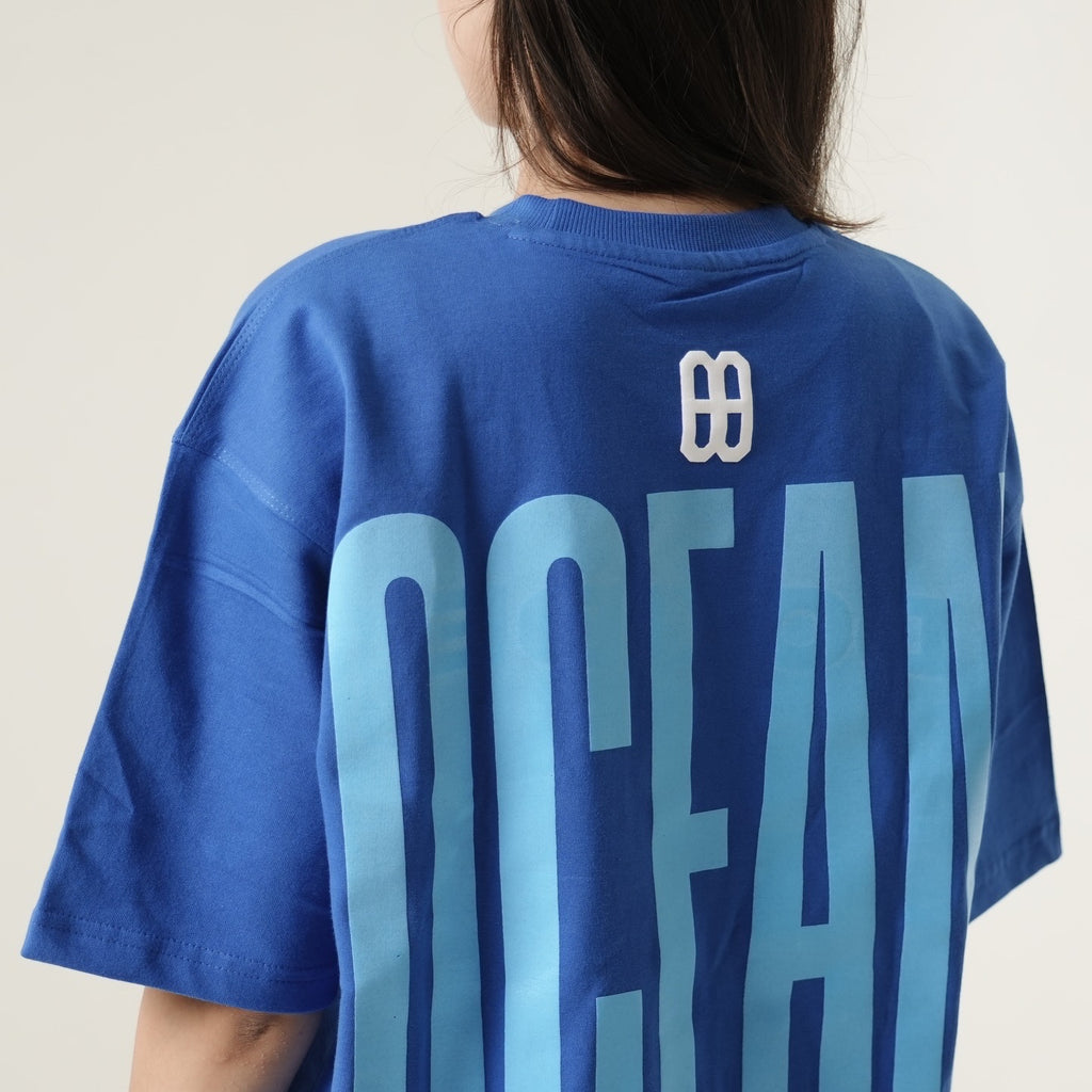 DOXIDE “OCEAN” OVERSIZED TEE – BLUE