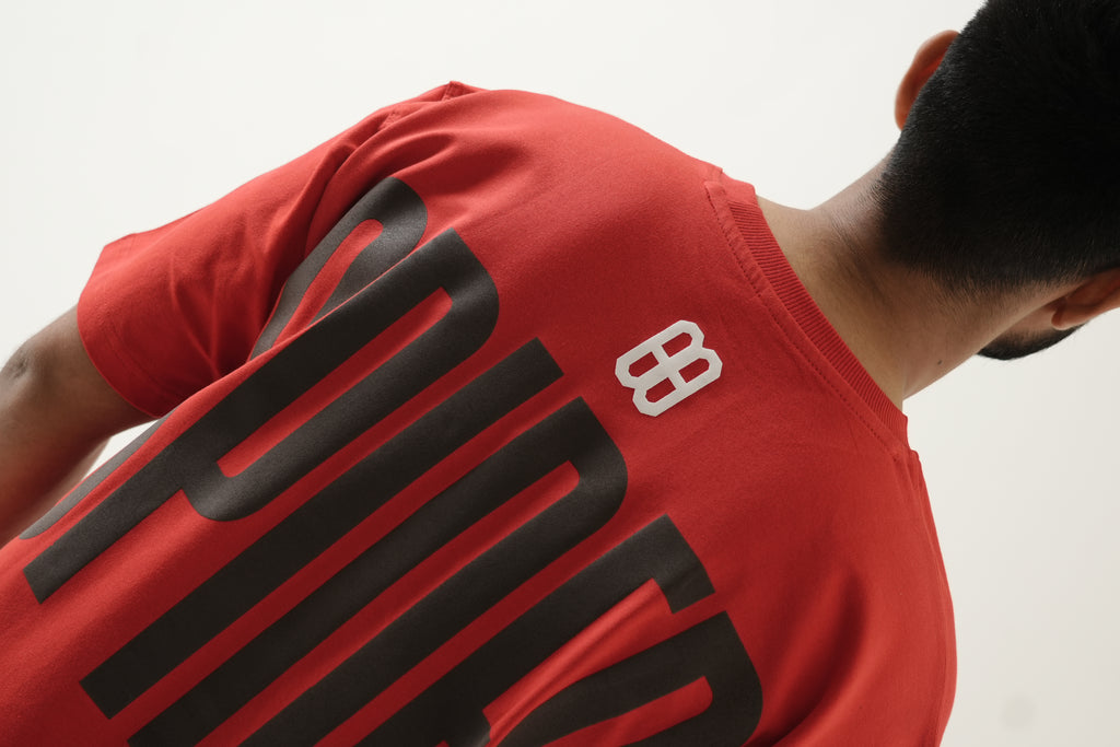 DOXIDE “SPIDER” OVERSIZED TEE – RED