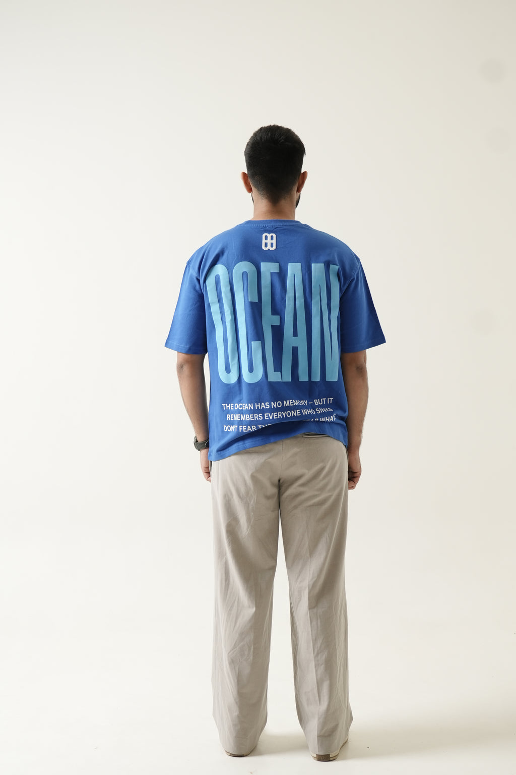 DOXIDE “OCEAN” OVERSIZED TEE – BLUE
