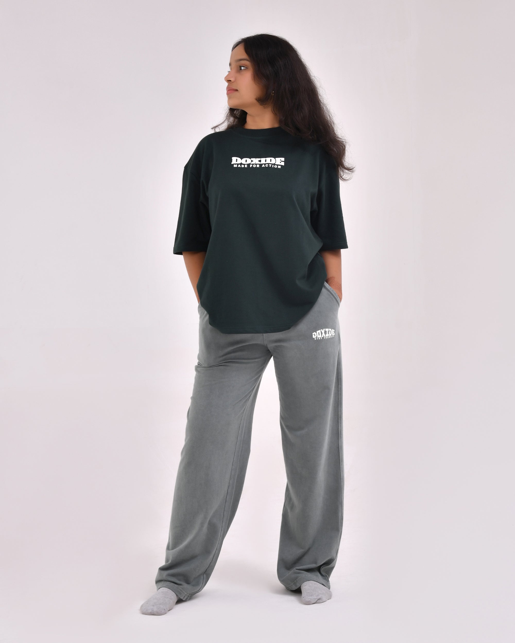 Doxide Basic Sweatpants (BOTTLE GREEN)